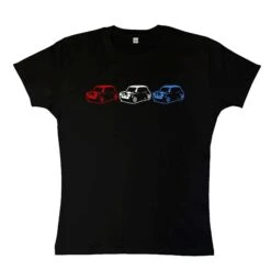 3 Minis Womens Fitted T-Shirt
