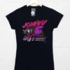 80's Style Johnny 5 Is Alive Fitted Womens T-Shirt