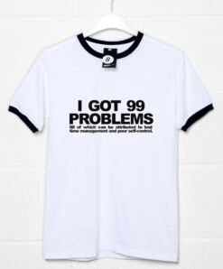 99 Self-Inflicted Problems T-Shirt 7 99 Self-Inflicted Problems T-Shirt -Maria Sales Store 99 Self Inflicted Problems Mens T Shirt 8Ball 1627