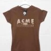 Acme Corporation Fitted Womens T-Shirt