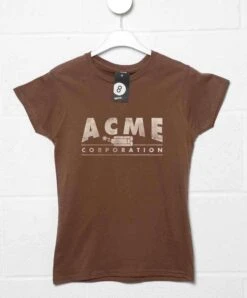 Acme Corporation Fitted Womens T-Shirt