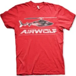 Airwolf Unisex Distressed Chopper T-Shirt