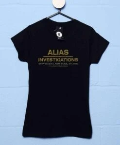 Alias Investigations Fitted Womens T-Shirt