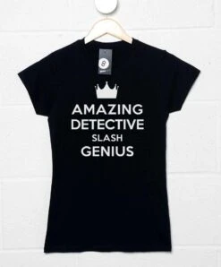 Amazing Detective Slash Genius Womens Fitted T-Shirt