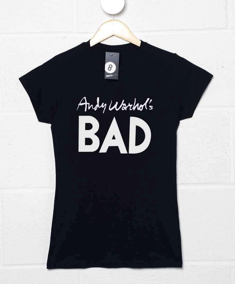 Andy Warhols Bad Womens Fitted T-Shirt As Worn By Debbie Harry 3 Andy Warhols Bad Womens Fitted T-Shirt As Worn By Debbie Harry