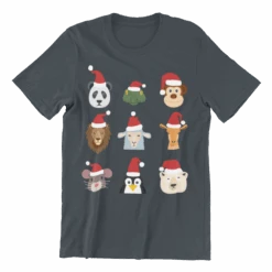 Animals Christmas Childrens T-Shirt -Maria Sales Store Animals Christmas Childrens T Shirt 8Ball 5966