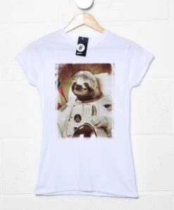 Astronaut Sloth T-Shirt For Women