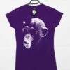 Aviator Chimp Womens T-Shirt 1 Aviator Chimp Womens T-Shirt -Maria Sales Store Aviator Chimp Womens T Shirt 8Ball 8778