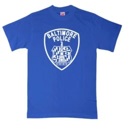 Baltimore Police T-Shirt -Maria Sales Store Baltimore Police Unisex T Shirt For Men And Women 8Ball 1842