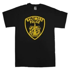 Baltimore Police T-Shirt -Maria Sales Store Baltimore Police Unisex T Shirt For Men And Women 8Ball 8964