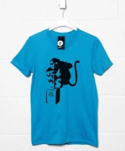 Banksy Detonator Monkey T-Shirt 10 Banksy Detonator Monkey T-Shirt -Maria Sales Store Banksy Detonator Monkey Unisex T Shirt For Men And Women 8Ball 2172