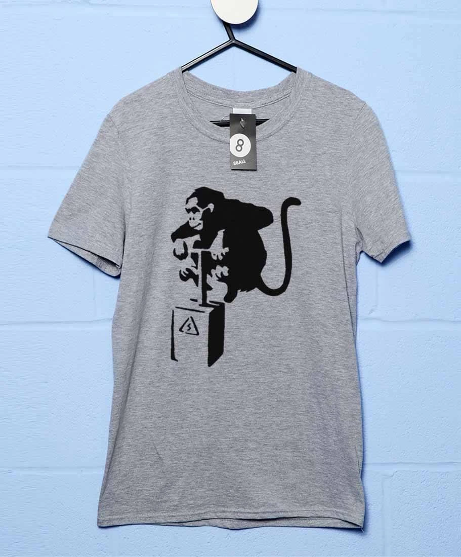 Banksy Detonator Monkey T-Shirt 7 Banksy Detonator Monkey T-Shirt - Image 5