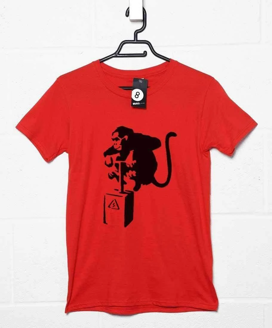Banksy Detonator Monkey T-Shirt 4 Banksy Detonator Monkey T-Shirt - Image 2