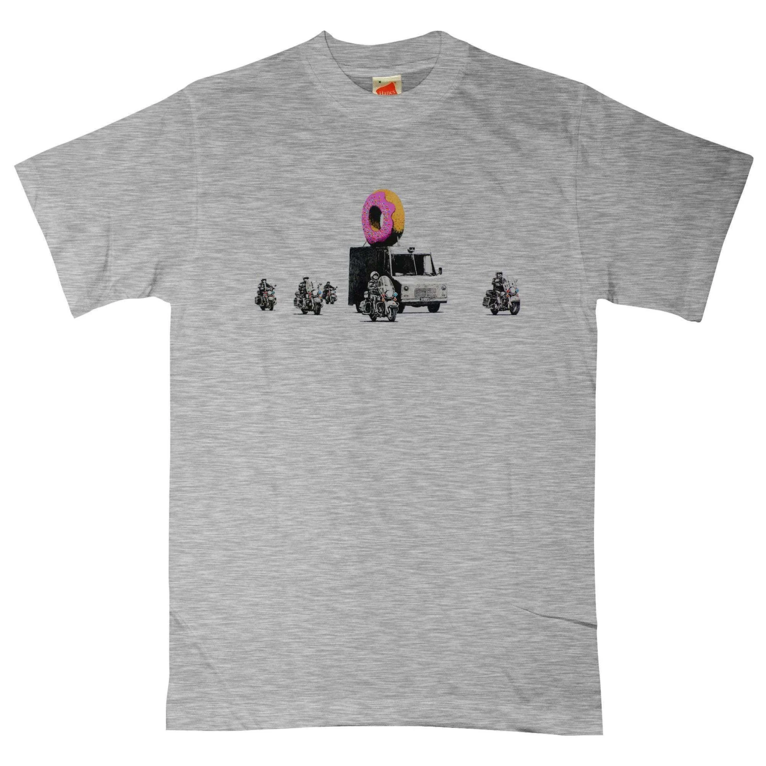 Banksy Donut T-Shirt 6 Banksy Donut T-Shirt - Image 4
