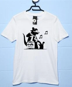 Banksy Ghetto Rat T-Shirt -Maria Sales Store Banksy Ghetto Rat Unisex T Shirt For Men And Women 8Ball 3660