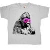 Banksy Gorilla Childrens T-Shirt -Maria Sales Store Banksy Gorilla Childrens T Shirt 8Ball 9749