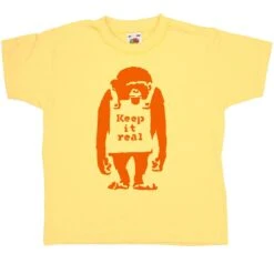 Banksy Keep It Real Childrens T-Shirt -Maria Sales Store Banksy Keep It Real Childrens Graphic T Shirt 8Ball 504