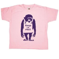 Banksy Keep It Real Childrens T-Shirt
