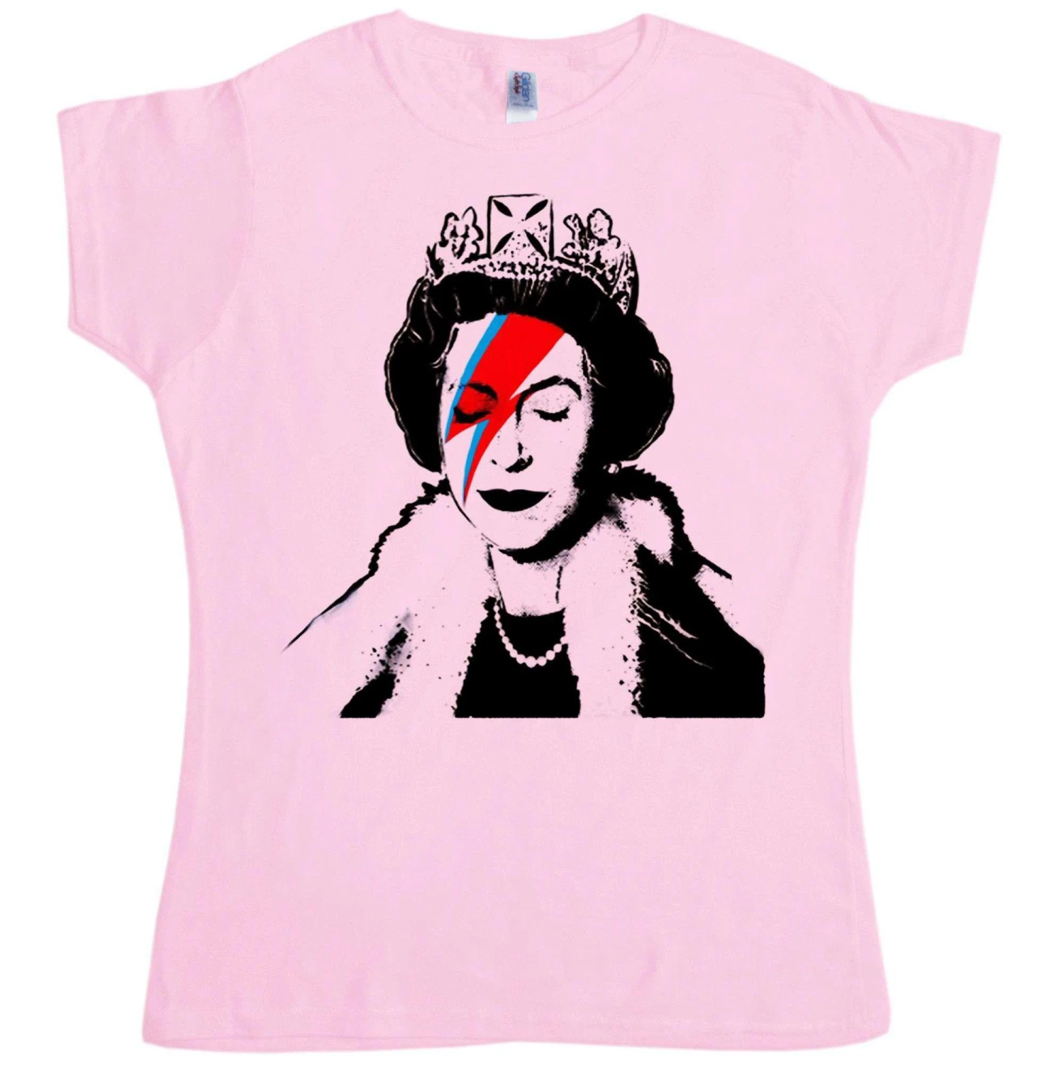 Banksy Lizzy Stardust Fitted Womens T-Shirt 5 Banksy Lizzy Stardust Fitted Womens T-Shirt - Image 3