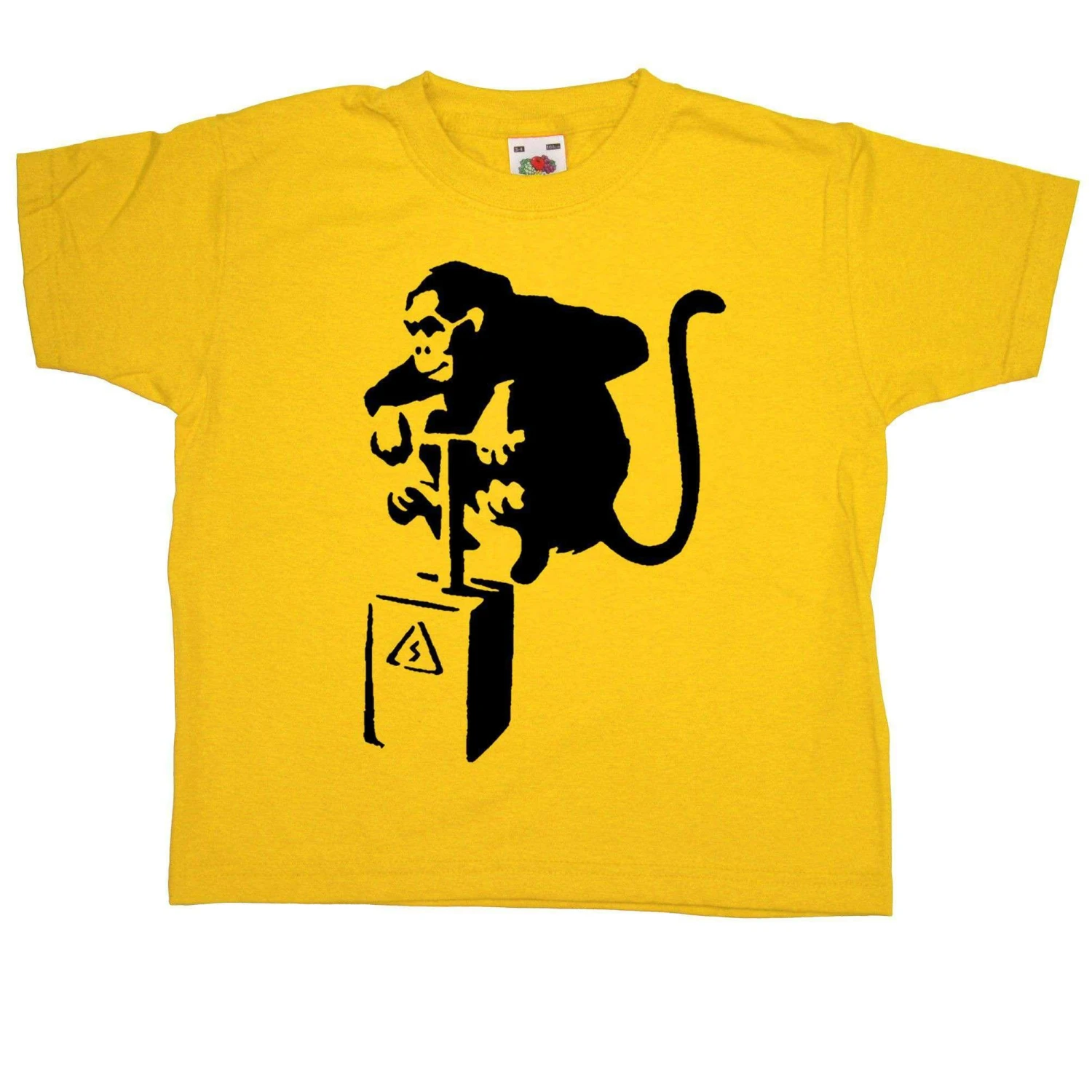 Banksy Monkey Detonator Childrens T-Shirt 7 Banksy Monkey Detonator Childrens T-Shirt - Image 5