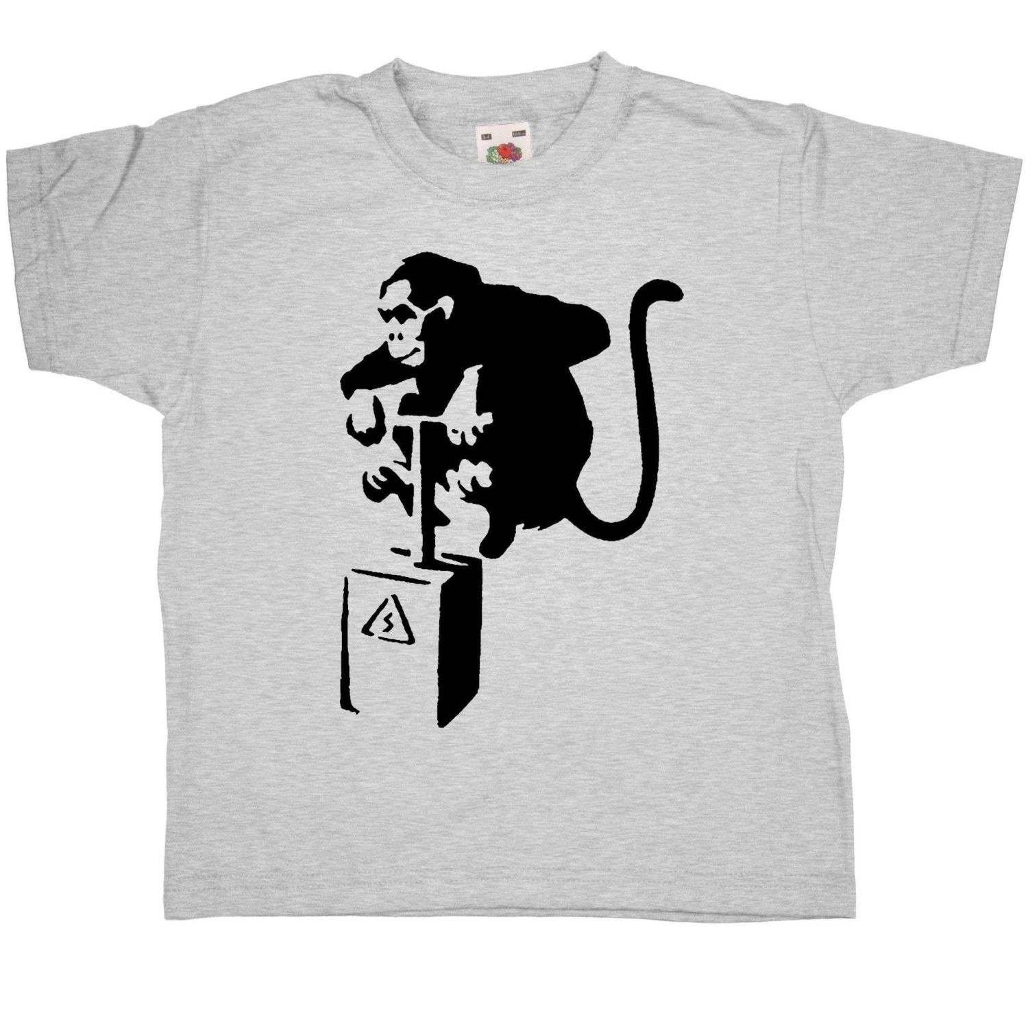 Banksy Monkey Detonator Childrens T-Shirt 8 Banksy Monkey Detonator Childrens T-Shirt - Image 6