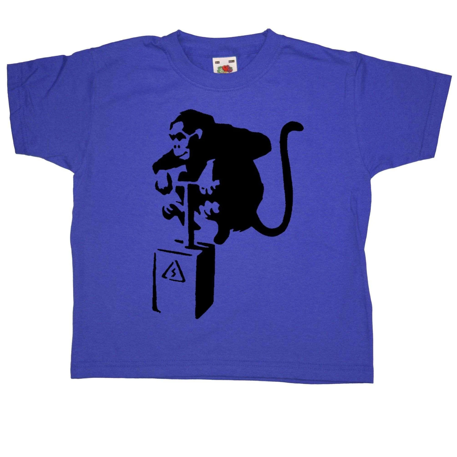 Banksy Monkey Detonator Childrens T-Shirt 6 Banksy Monkey Detonator Childrens T-Shirt - Image 4
