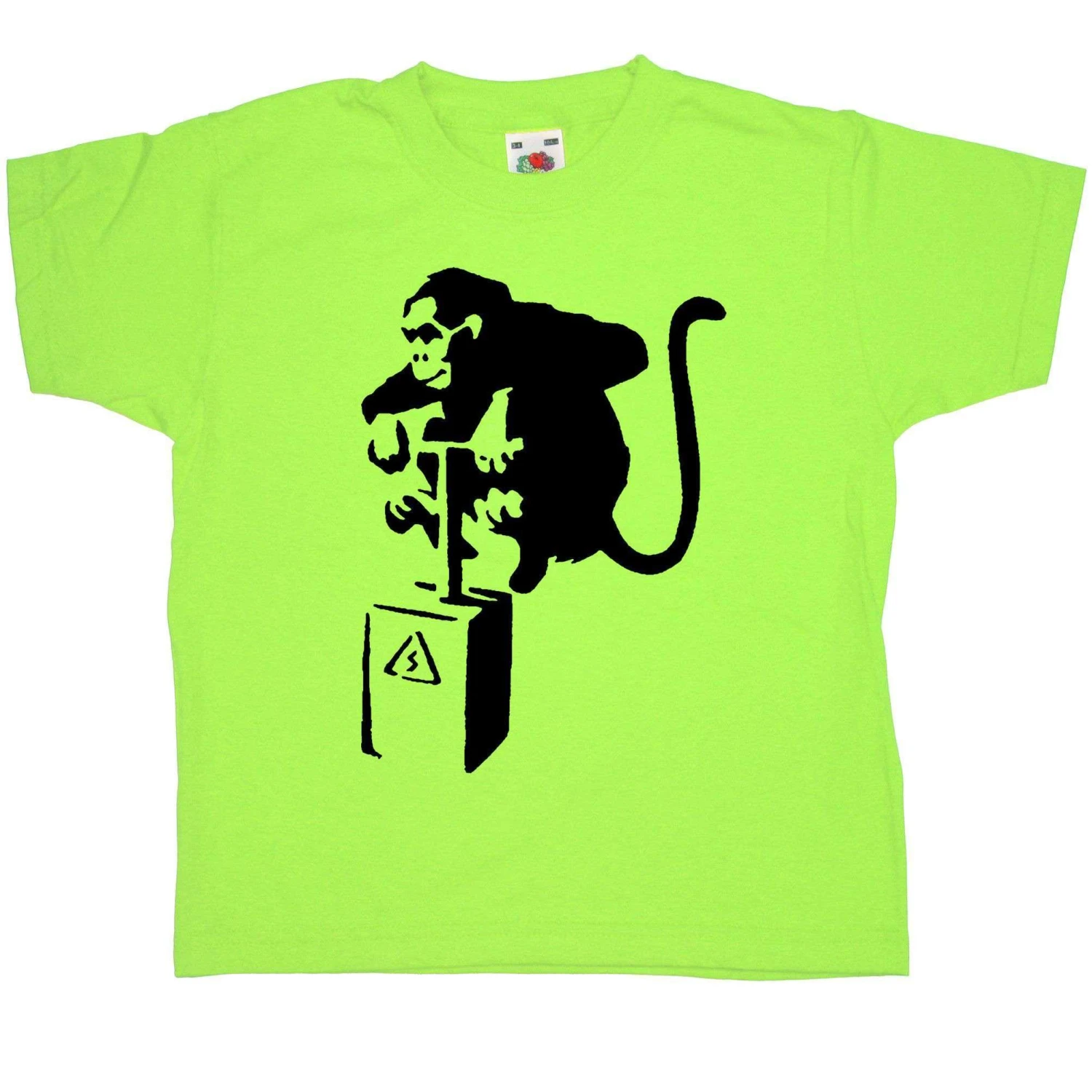 Banksy Monkey Detonator Childrens T-Shirt 9 Banksy Monkey Detonator Childrens T-Shirt - Image 7