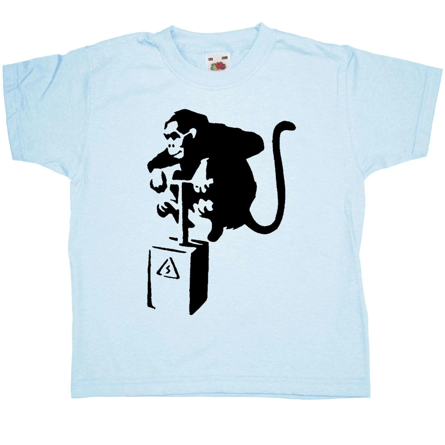 Banksy Monkey Detonator Childrens T-Shirt 5 Banksy Monkey Detonator Childrens T-Shirt - Image 3
