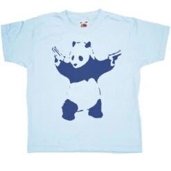 Banksy Panda Childrens T-Shirt -Maria Sales Store Banksy Panda Childrens T Shirt 8Ball 6973