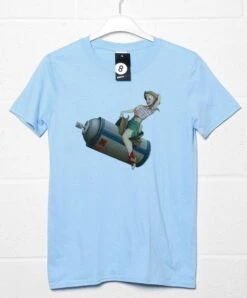 Banksy Ride Em Cowgirl T-Shirt -Maria Sales Store Banksy Ride Em Cowgirl Graphic T Shirt For Men 8Ball 2405