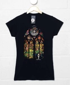 Banksy Stained Glass Womens Style T-Shirt