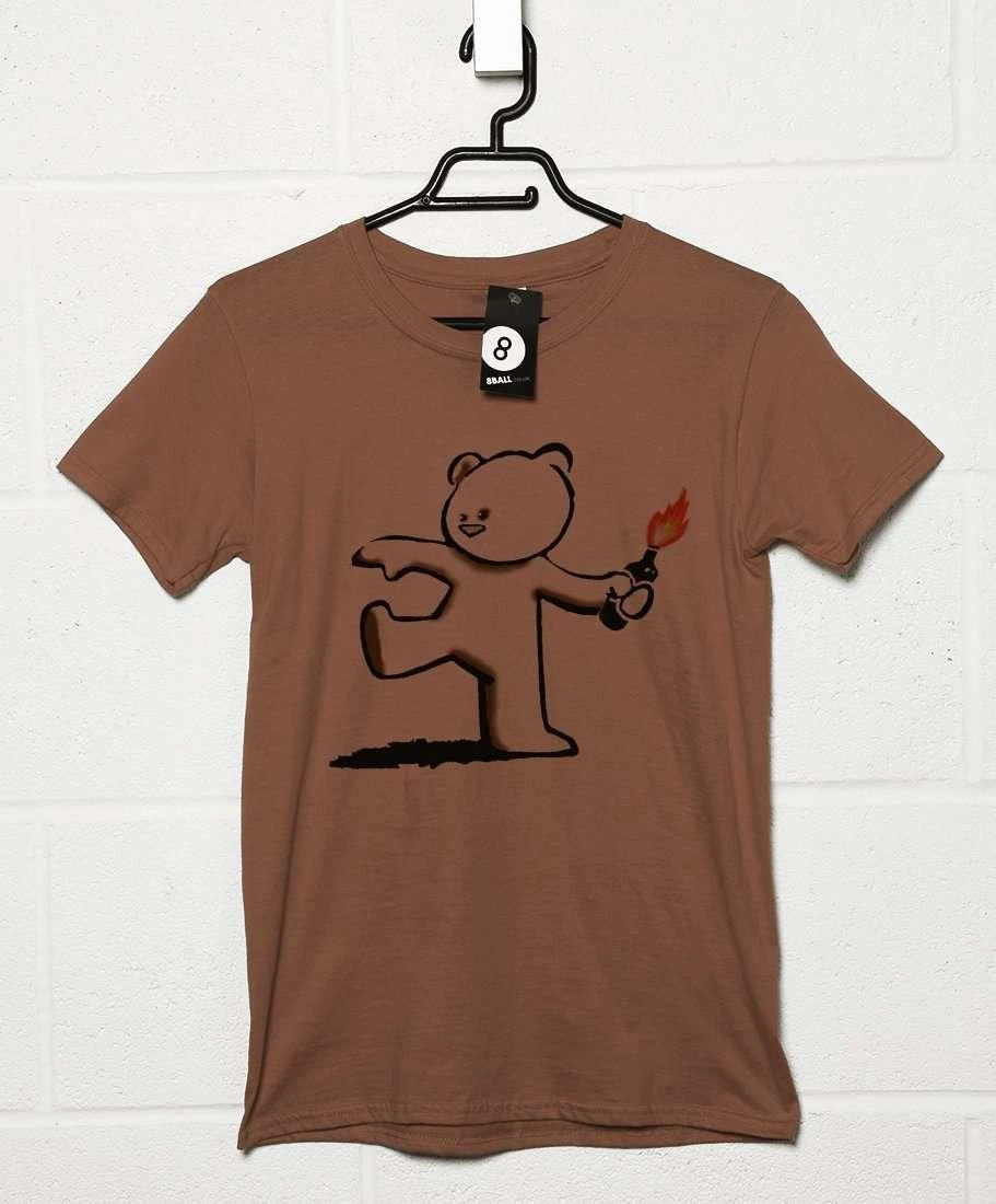 Banksy Teddy T-Shirt 4 Banksy Teddy T-Shirt - Image 2