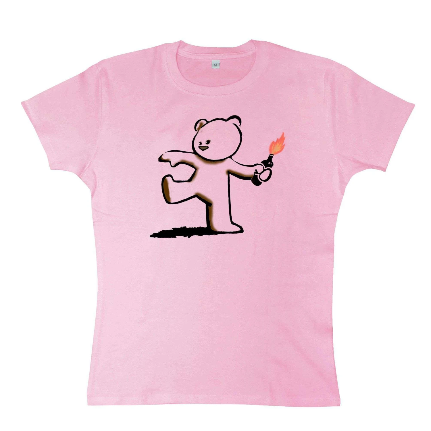 Banksy Teddy Womens T-Shirt 3 Banksy Teddy Womens T-Shirt