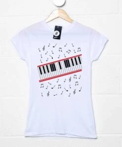 Beat It Piano Womens T-Shirt As Worn By Michael Jackson