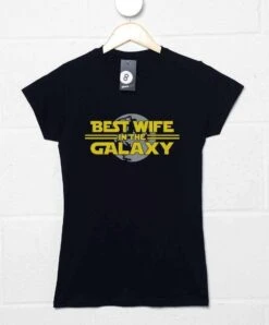 Best Wife In The Galaxy Fitted Womens T-Shirt