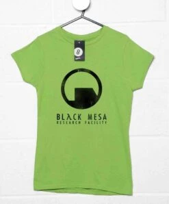 Black Mesa Fitted Womens T-Shirt