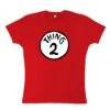 Cat In The Hat Thing 2 Womens Fitted T-Shirt
