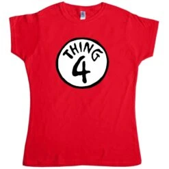 Cat In The Hat Thing 4 Womens Style T-Shirt
