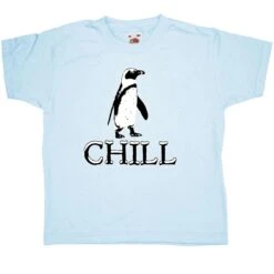Chill Penguin Childrens T-Shirt -Maria Sales Store Chill Penguin Childrens Graphic T Shirt 8Ball 3296