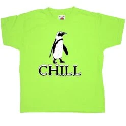 Chill Penguin Childrens T-Shirt -Maria Sales Store Chill Penguin Childrens Graphic T Shirt 8Ball 3835