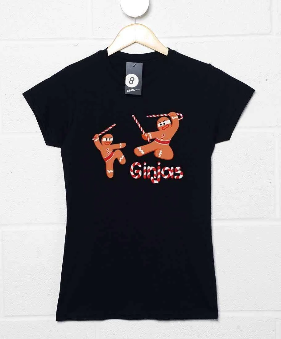 Christmas Ginjas Womens T-Shirt 4 Christmas Ginjas Womens T-Shirt - Image 2