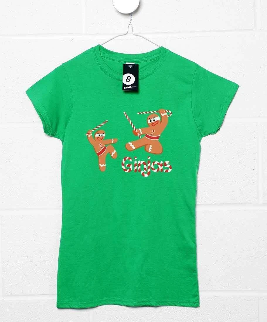 Christmas Ginjas Womens T-Shirt 3 Christmas Ginjas Womens T-Shirt