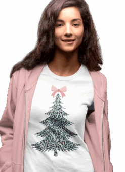Christmas Tree Womens Style T-Shirt -Maria Sales Store Christmas Tree Womens Style T Shirt 8Ball 4677