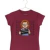 Chucky Mugshot Horror Film Tribute Fitted Womens T-Shirt