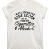 Cigarettes And Alcohol Lyric Quote T-Shirt -Maria Sales Store Cigarettes and Alcohol Lyric Quote Unisex T Shirt 8Ball 1535