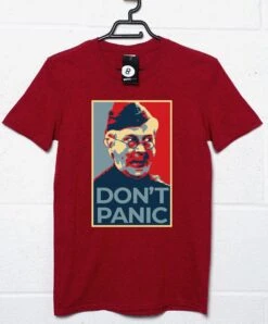 Corporal Jones Don't Panic T-Shirt 7 Corporal Jones Don't Panic T-Shirt -Maria Sales Store Corporal Jones Don t Panic T Shirt For Men 8Ball 5062