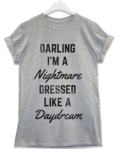 Darling I'm A Nightmare Lyric Quote T-Shirt 7 Darling I'm A Nightmare Lyric Quote T-Shirt -Maria Sales Store Darling I m a Nightmare Lyric Quote Mens T Shirt 8Ball 9859