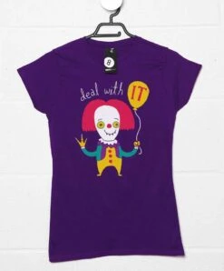 Deal With IT DinoMike Womens Style T-Shirt