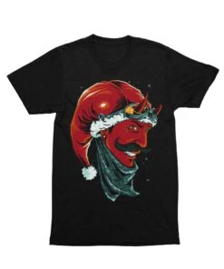 Devil Santa Unisex Christmas T-Shirt -Maria Sales Store Devil Santa Unisex Christmas Unisex T Shirt For Men And Women 8Ball 4815