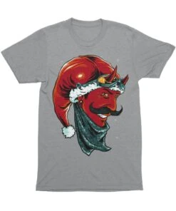Devil Santa Unisex Christmas T-Shirt -Maria Sales Store Devil Santa Unisex Christmas Unisex T Shirt For Men And Women 8Ball 7162